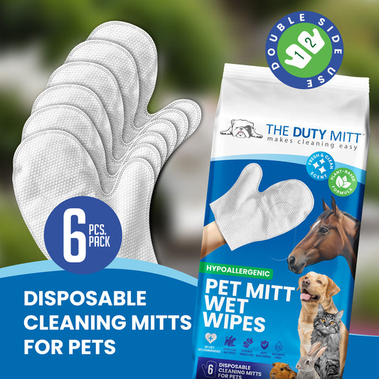 Cleaning Mitts, 4 Packs / 24 Mitts