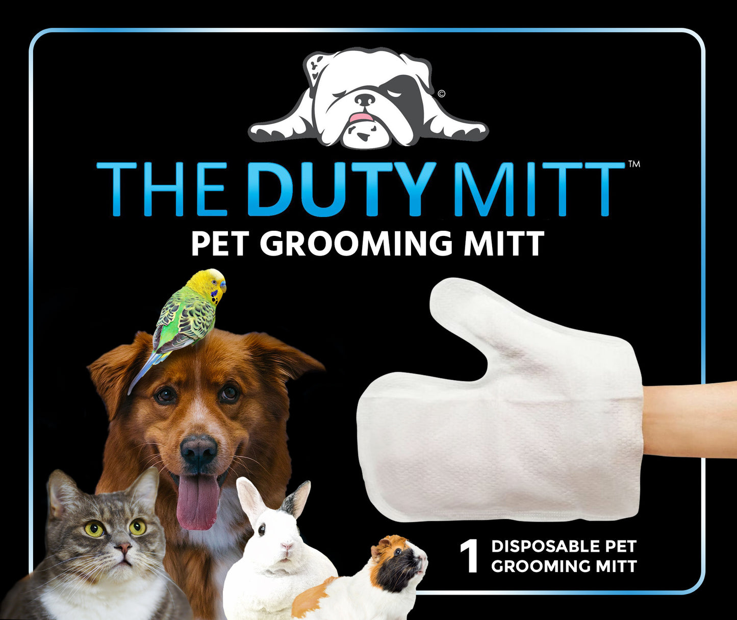 Cleaning Wet Wipe Mitt (Lightly Scented & Moist) 6pcs.