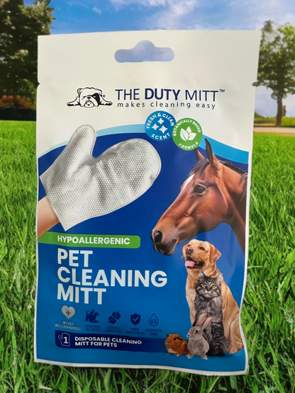 Cleaning Wet Wipe Mitt (Pre-Saturated & Lightly Scented) 6pcs.