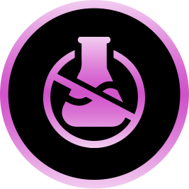 No harsh chemicals, bleaches, oxidizers or fumes